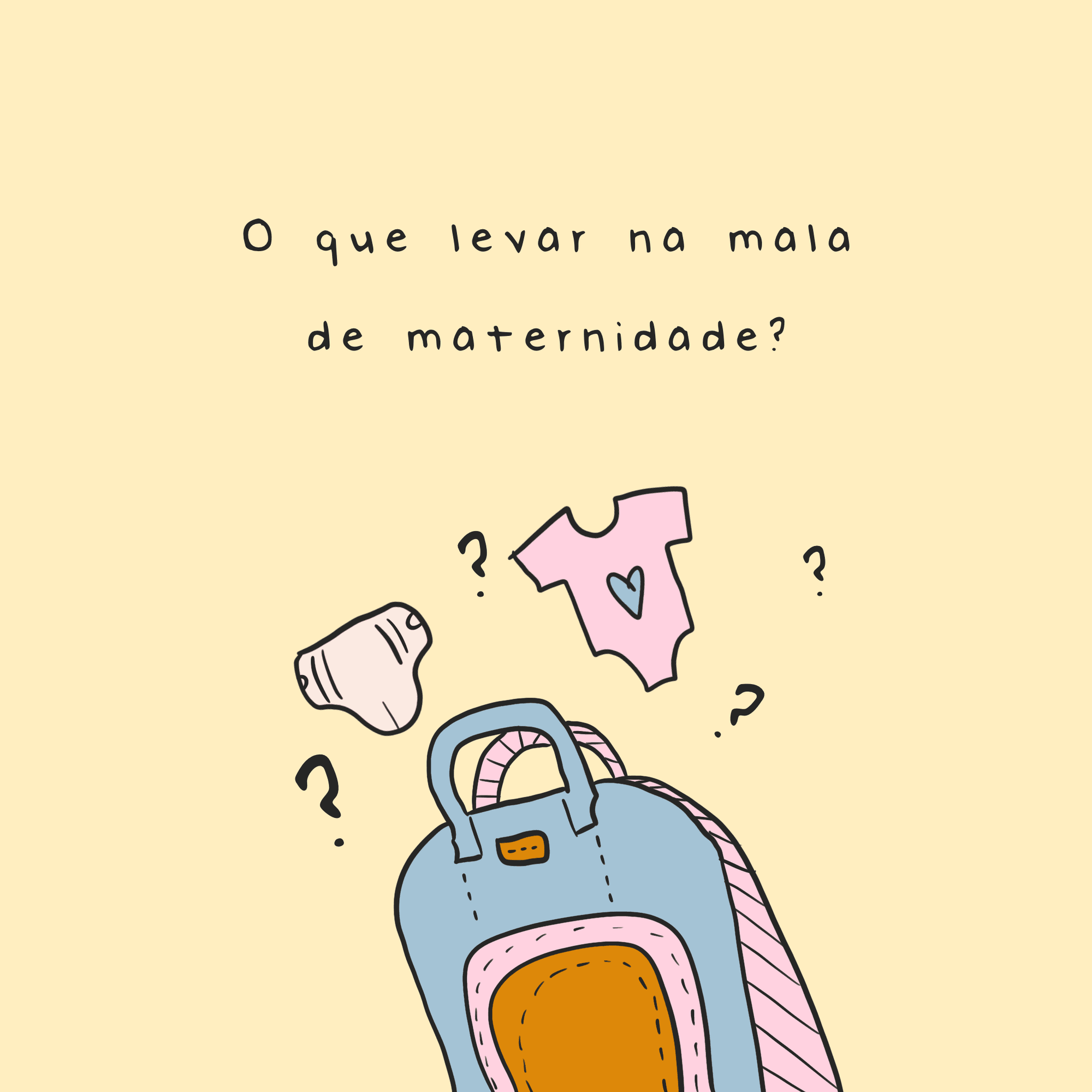 O que levar na mala de maternidade? - Studio Pipoca