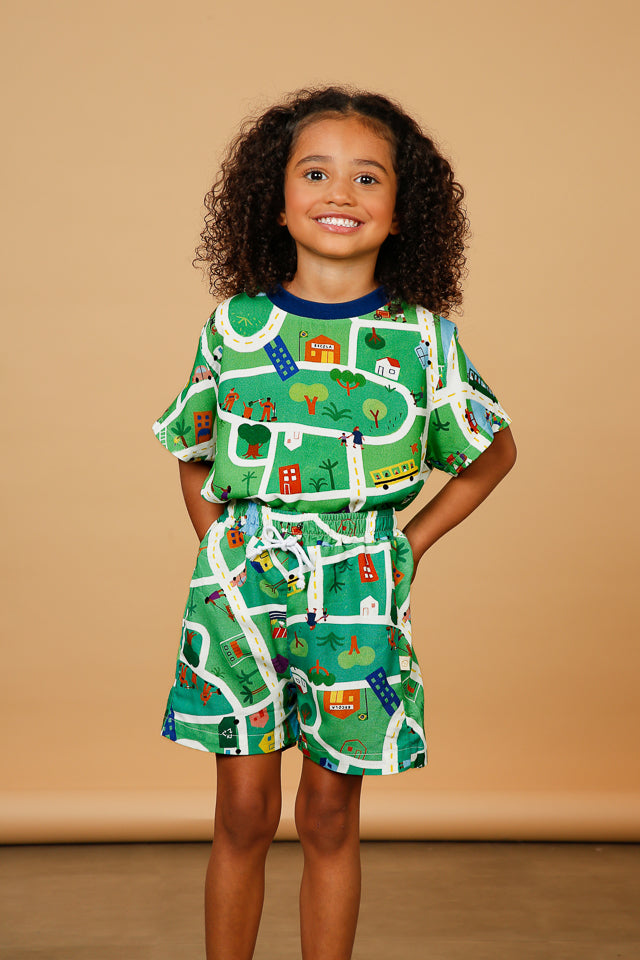 Bermuda Infantil Là Na Minha Cidade