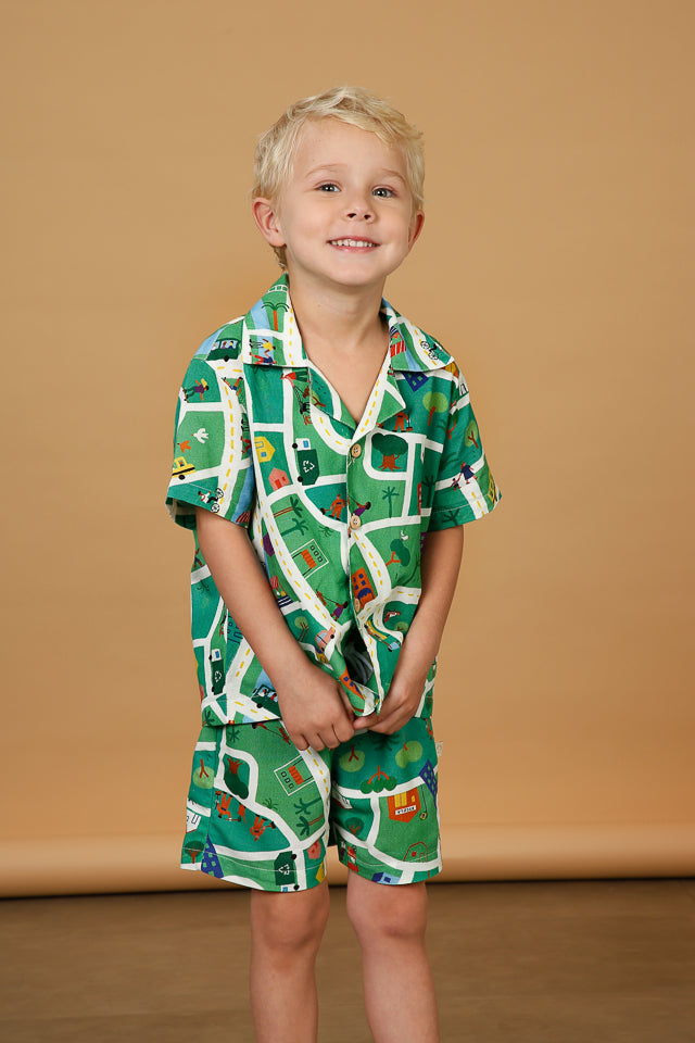 Bermuda Infantil Là Na Minha Cidade