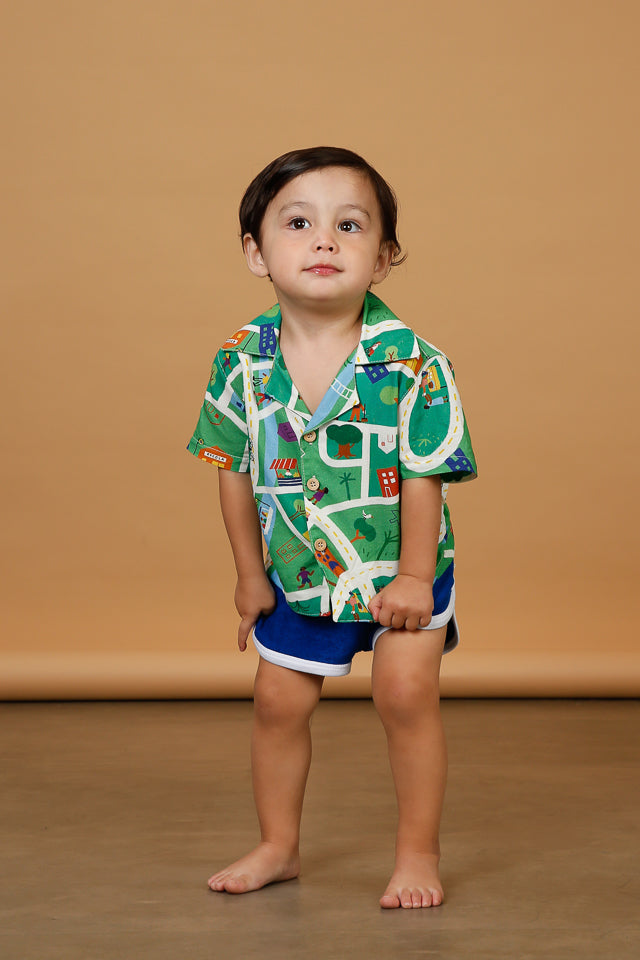 Camisa Infantil Là Na Minha Cidade