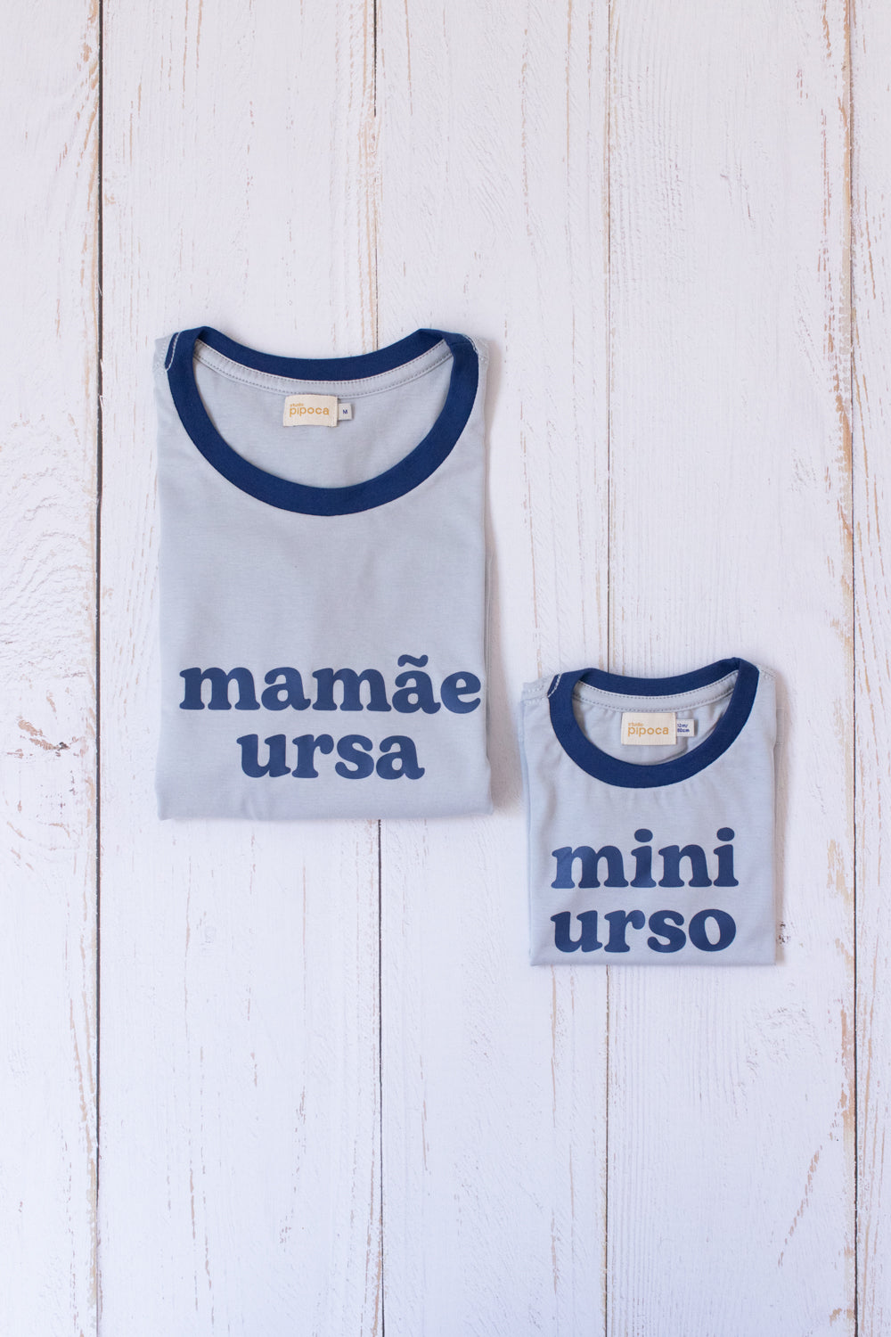 Camiseta Feminina Cinza "mamãe ursa"