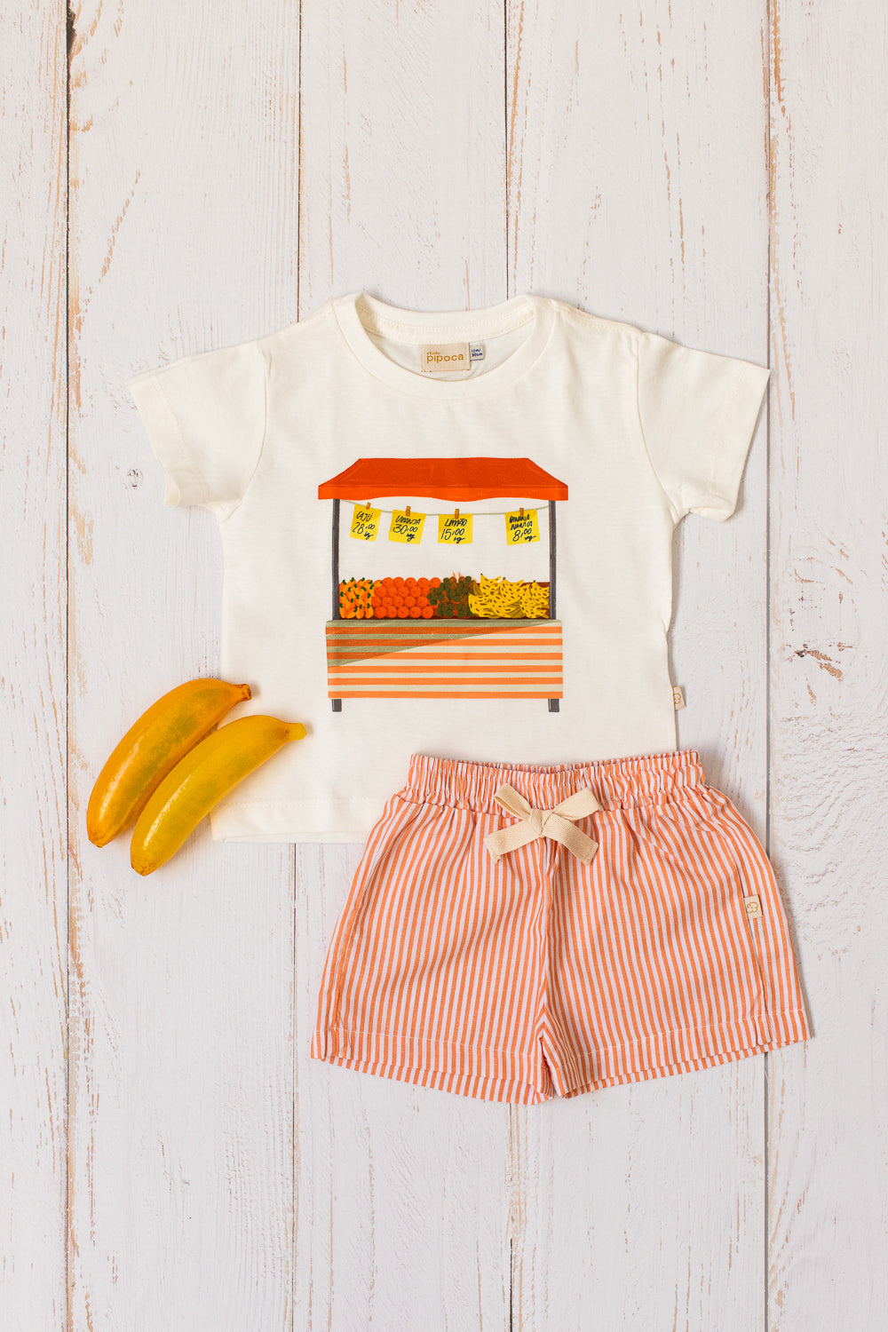 Conjunto Infantil Barraca de Frutas Laranja