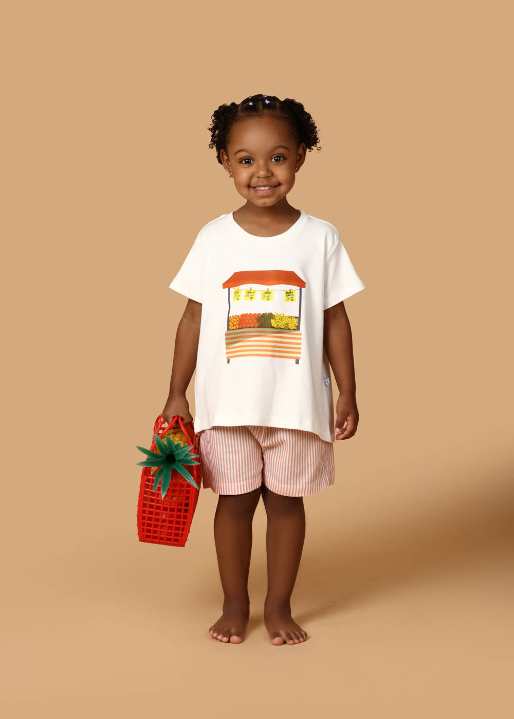 Conjunto Infantil Barraca de Frutas Laranja
