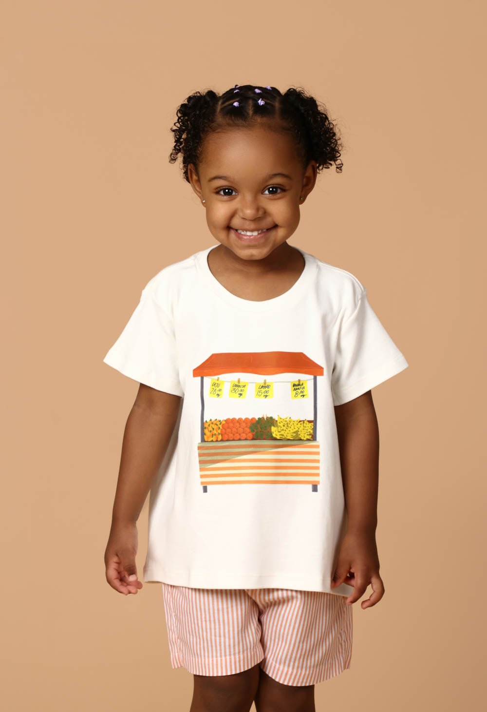 Conjunto Infantil Barraca de Frutas Laranja