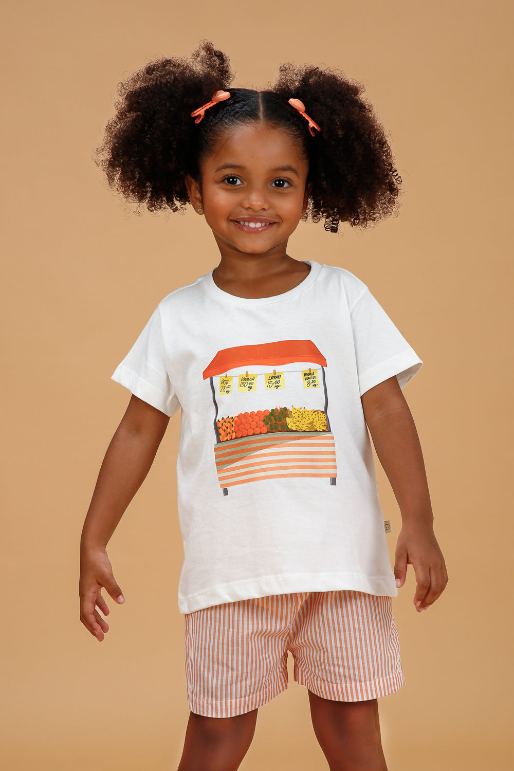 Conjunto Infantil Barraca de Frutas Laranja