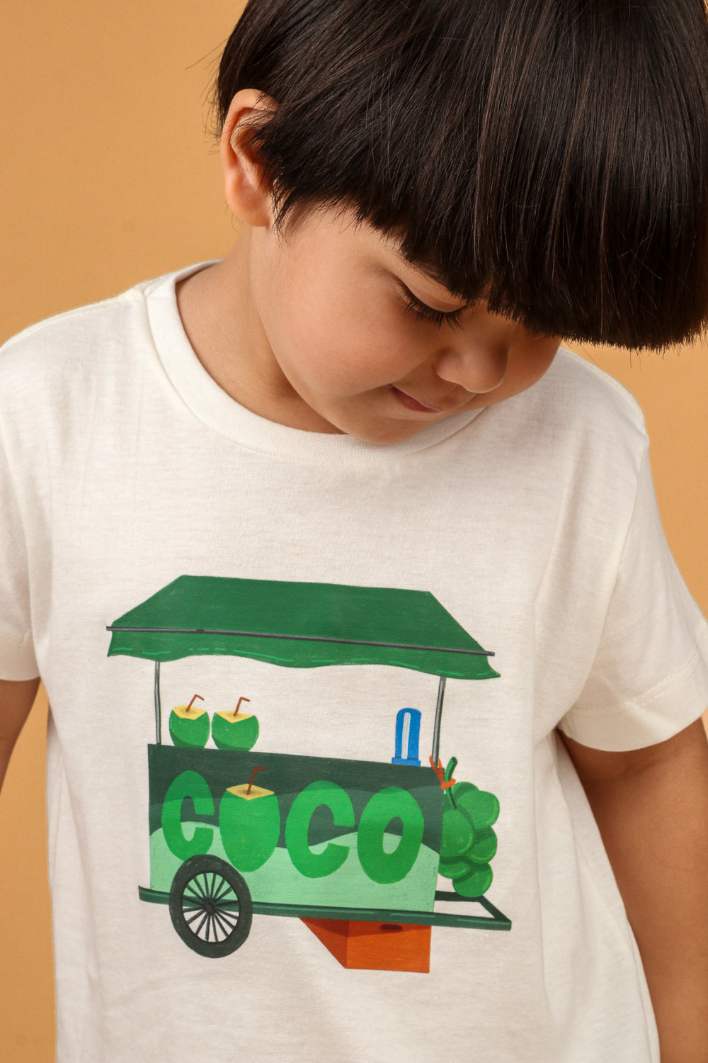 Conjunto Infantil Carrinho de Coco Verde