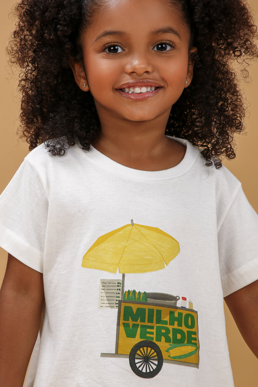 Conjunto Infantil Carrinho de Milho Amarelo