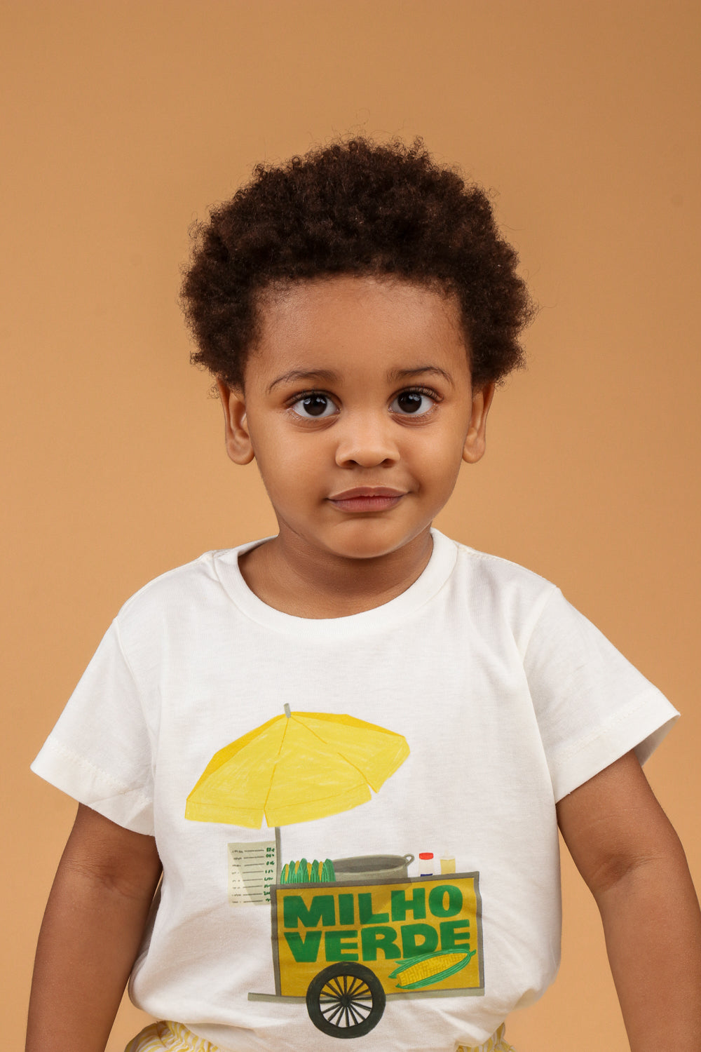 Conjunto Infantil Carrinho de Milho Amarelo