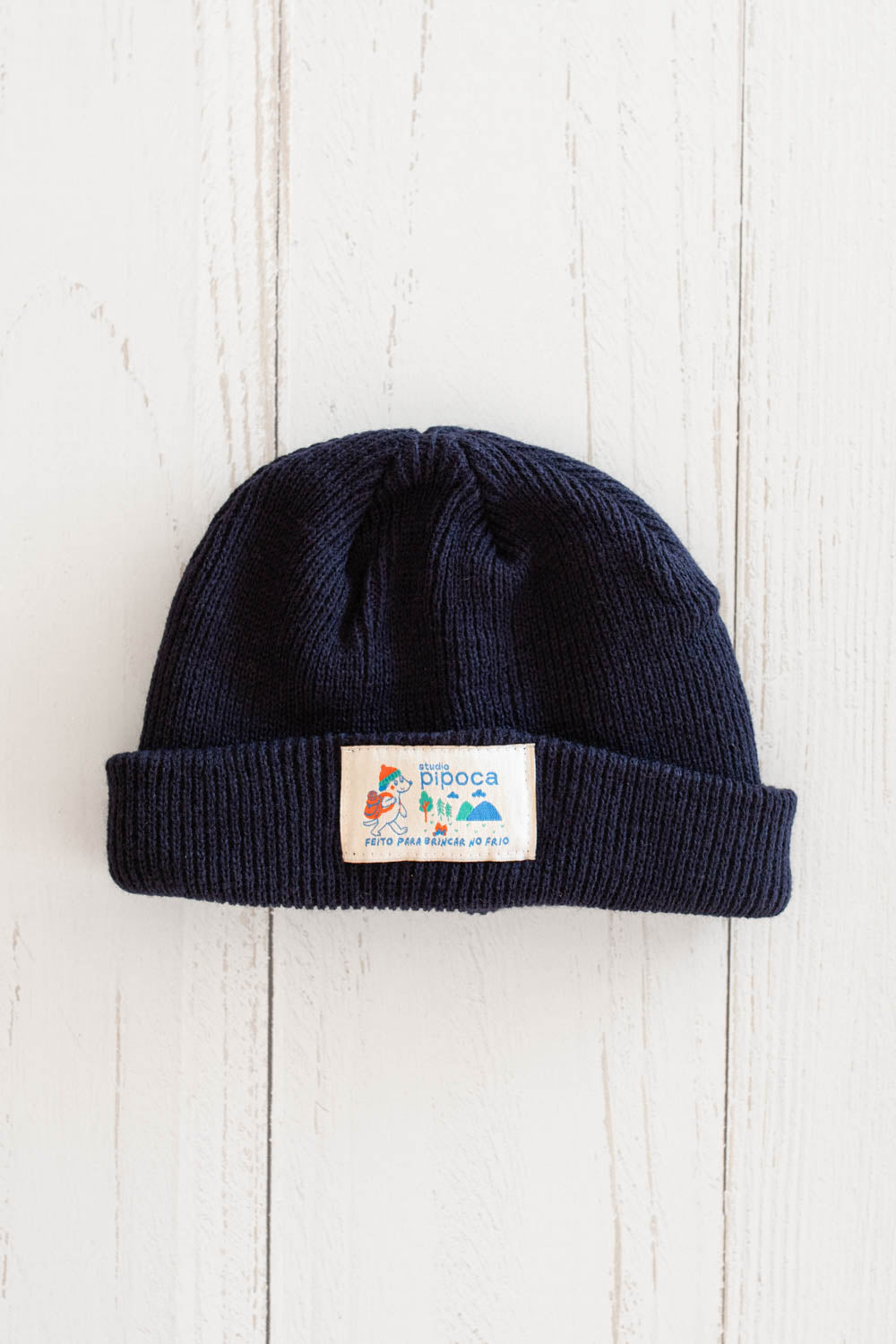 Gorro Marinheiro Bebê Azul Marinho