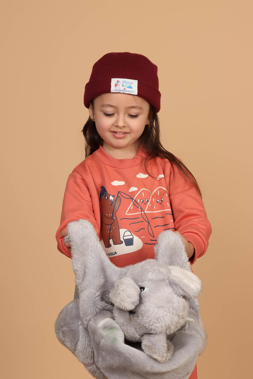 Gorro Marinheiro Bebê Vinho
