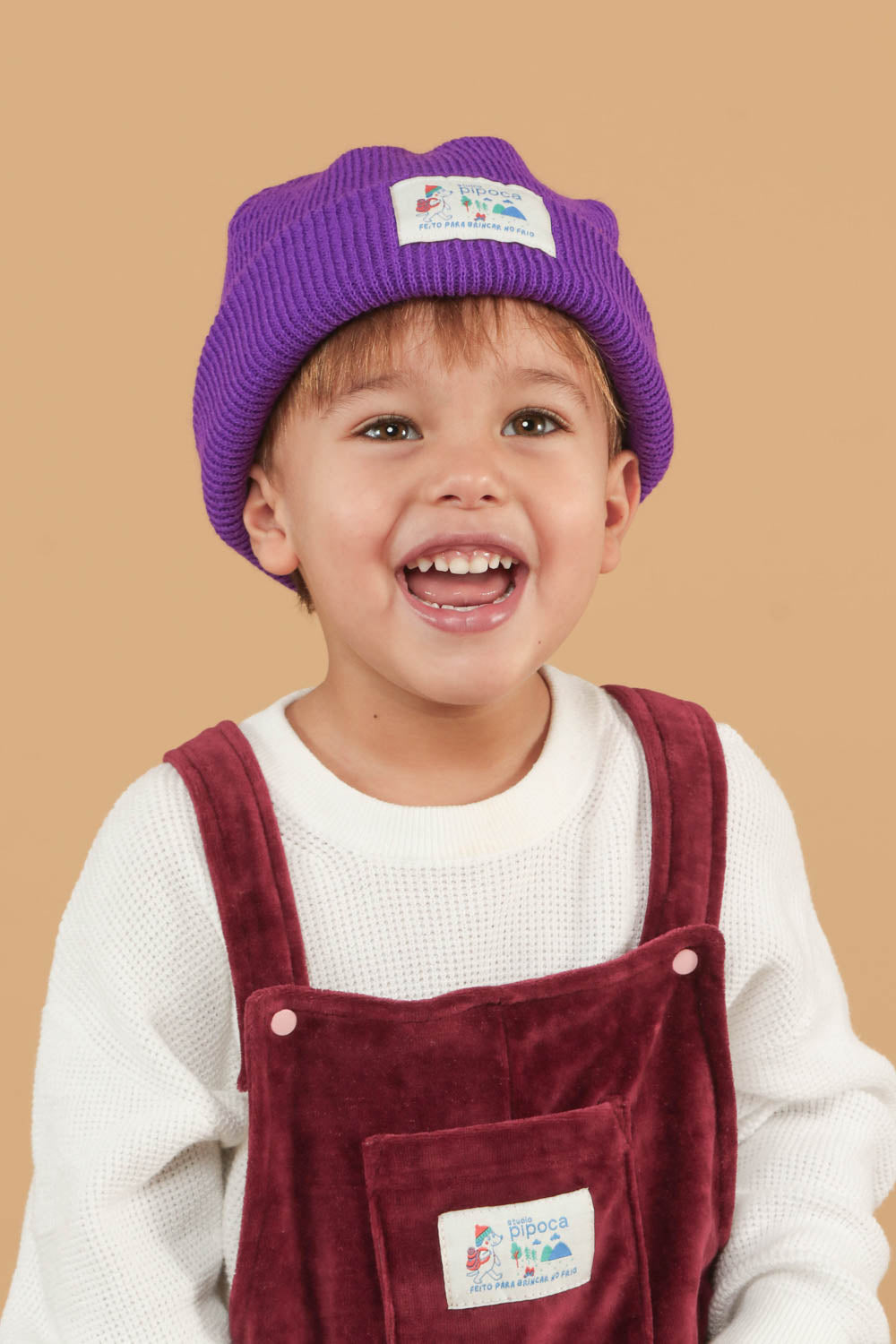 Gorro Marinheiro Bebê Roxo