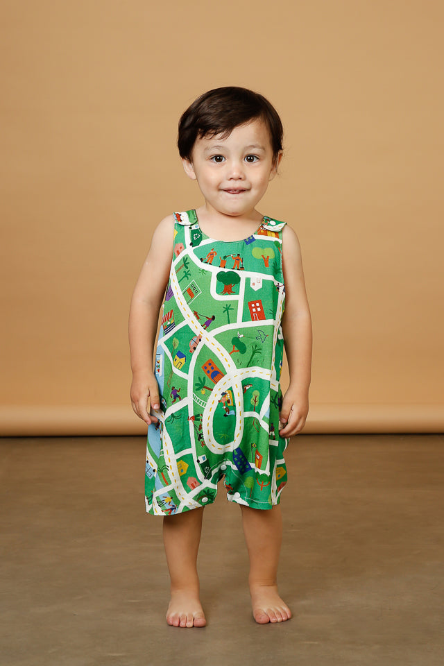 Jardineira Bebê Là Na Minha Cidade