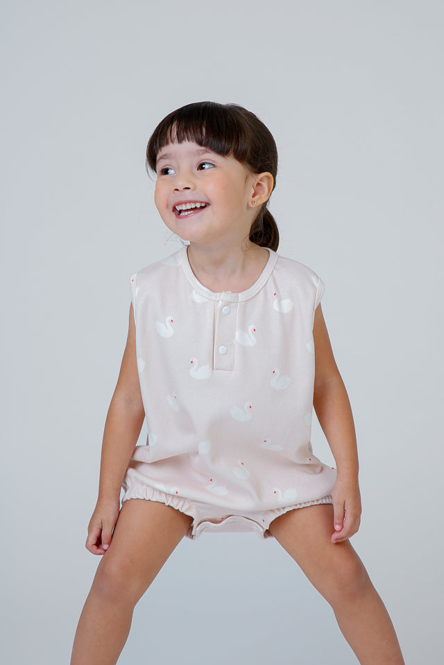 Macaquinho Bebê Segunda Chance Cisnes