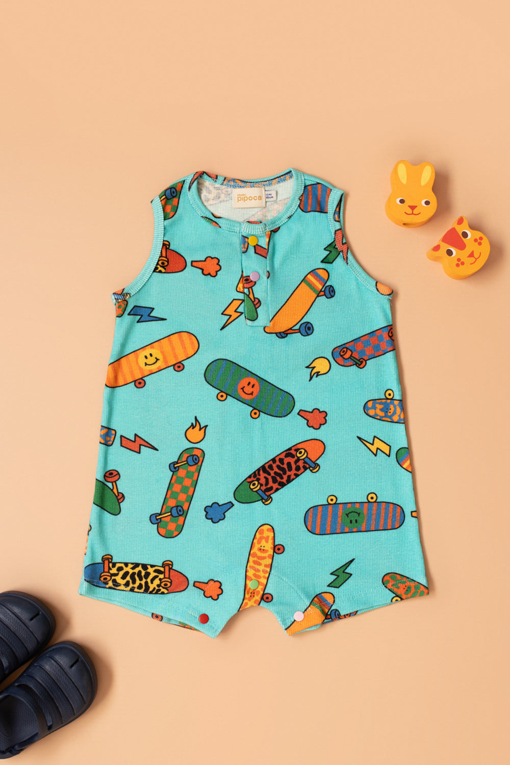 Macaquinho Bebê Segunda Chance Skate