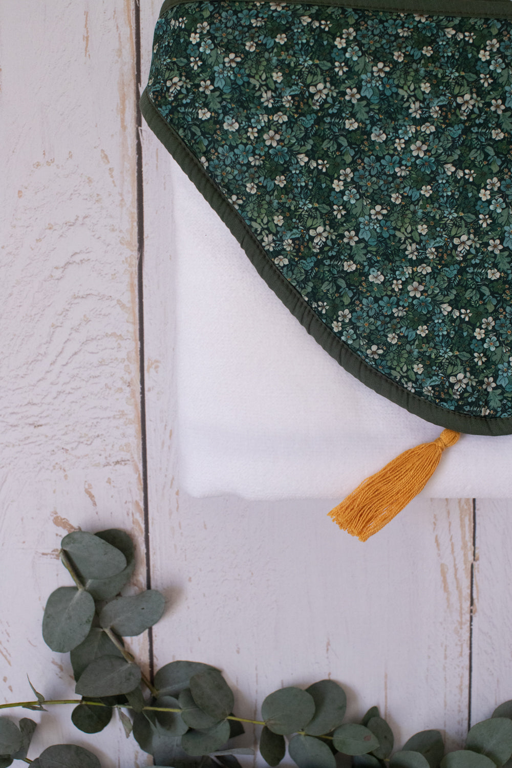 Toalha de Banho Infantil Com Capuz Verde