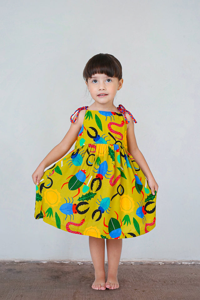 Vestido Infantil Segunda Chance Insectos