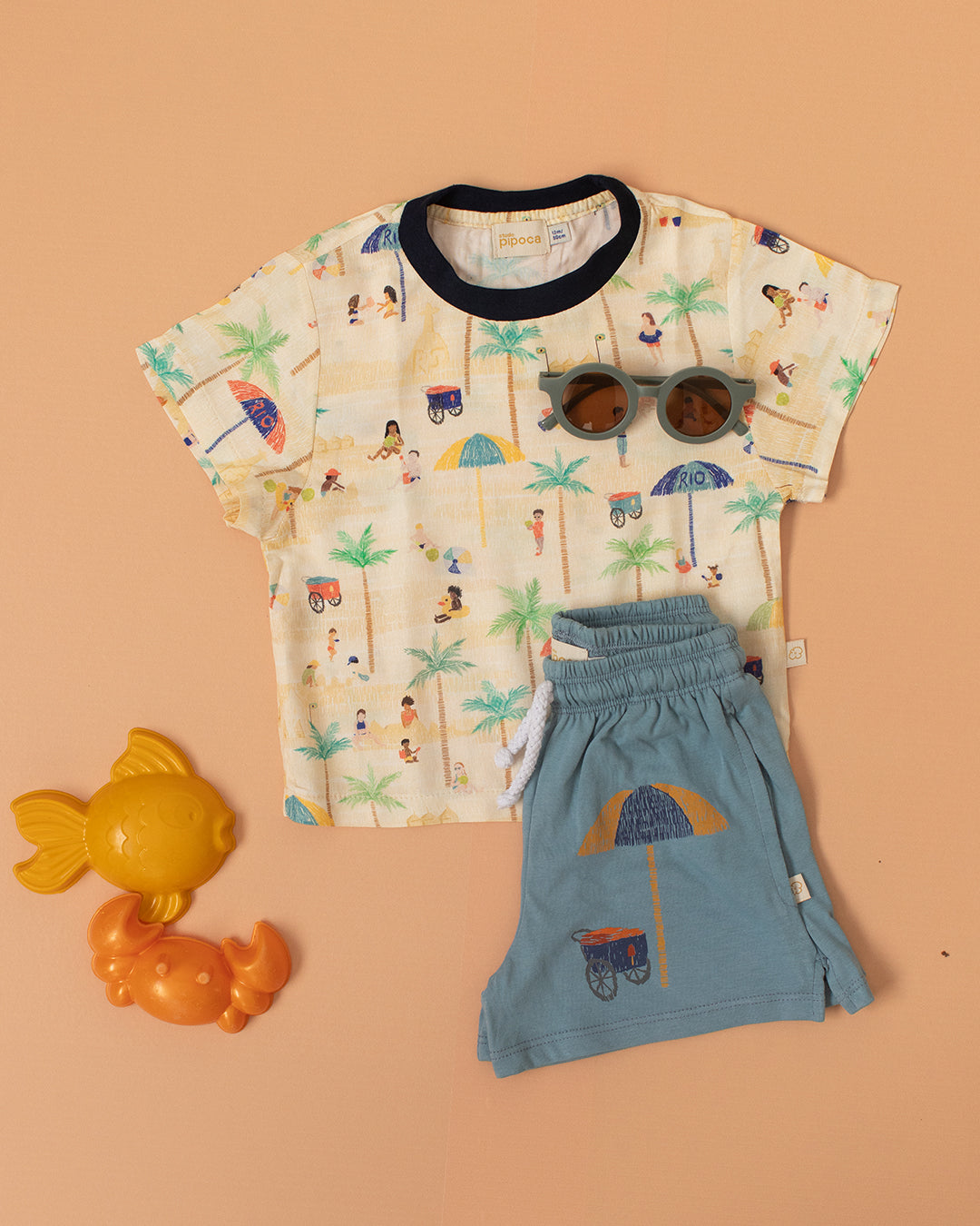 Bermuda Infantil Praia no Rio