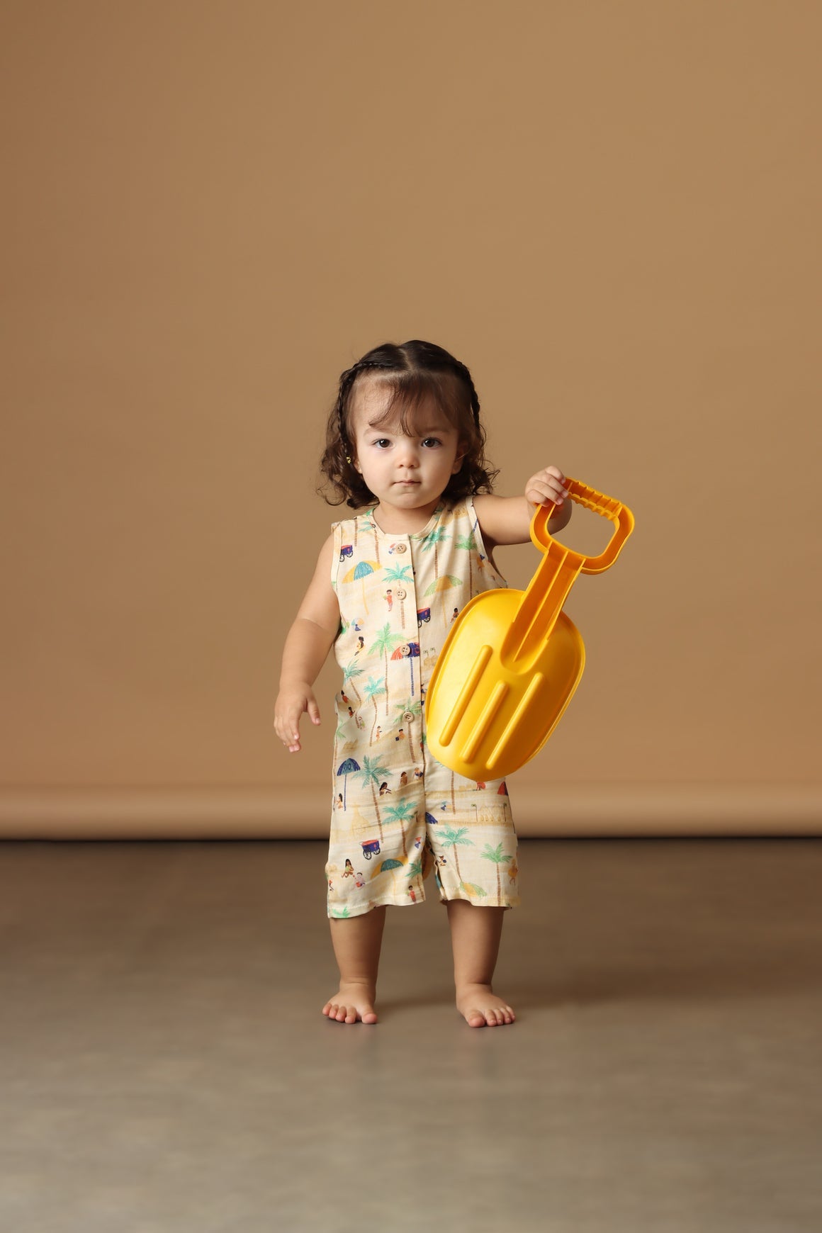 Jardineira Bebê Praia no Rio Vestido Studio Pipoca