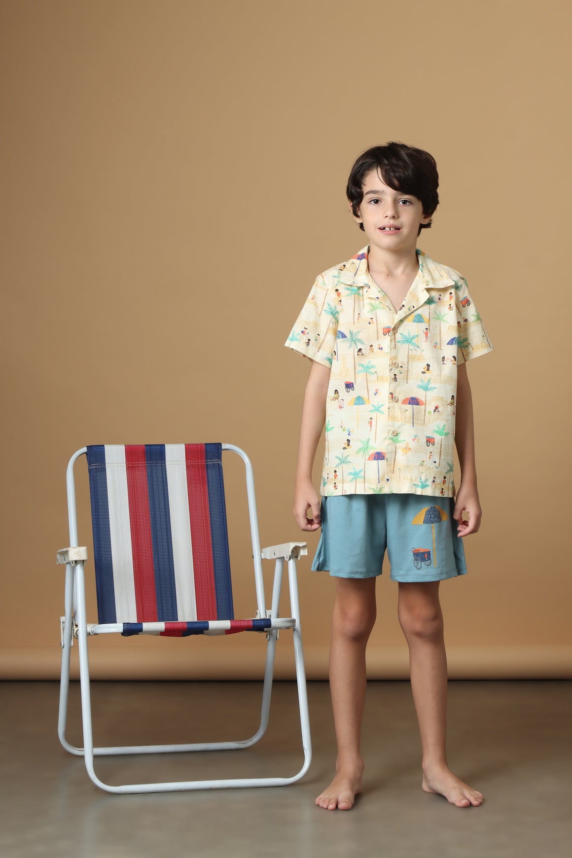 Camisa Infantil Praia no Rio Camisa Studio Pipoca