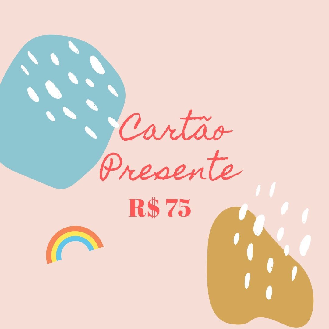 Cartão Presente - R$ 75 Cartão-presente Studio Pipoca