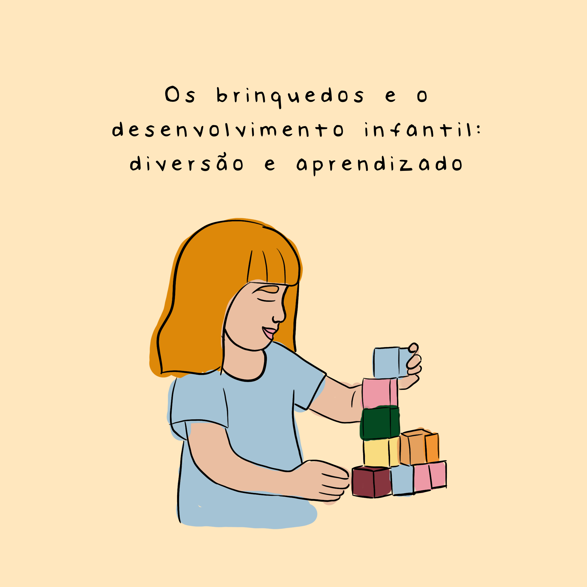 Os brinquedos e o desenvolvimento infantil: diversao e aprendizado - Studio Pipoca
