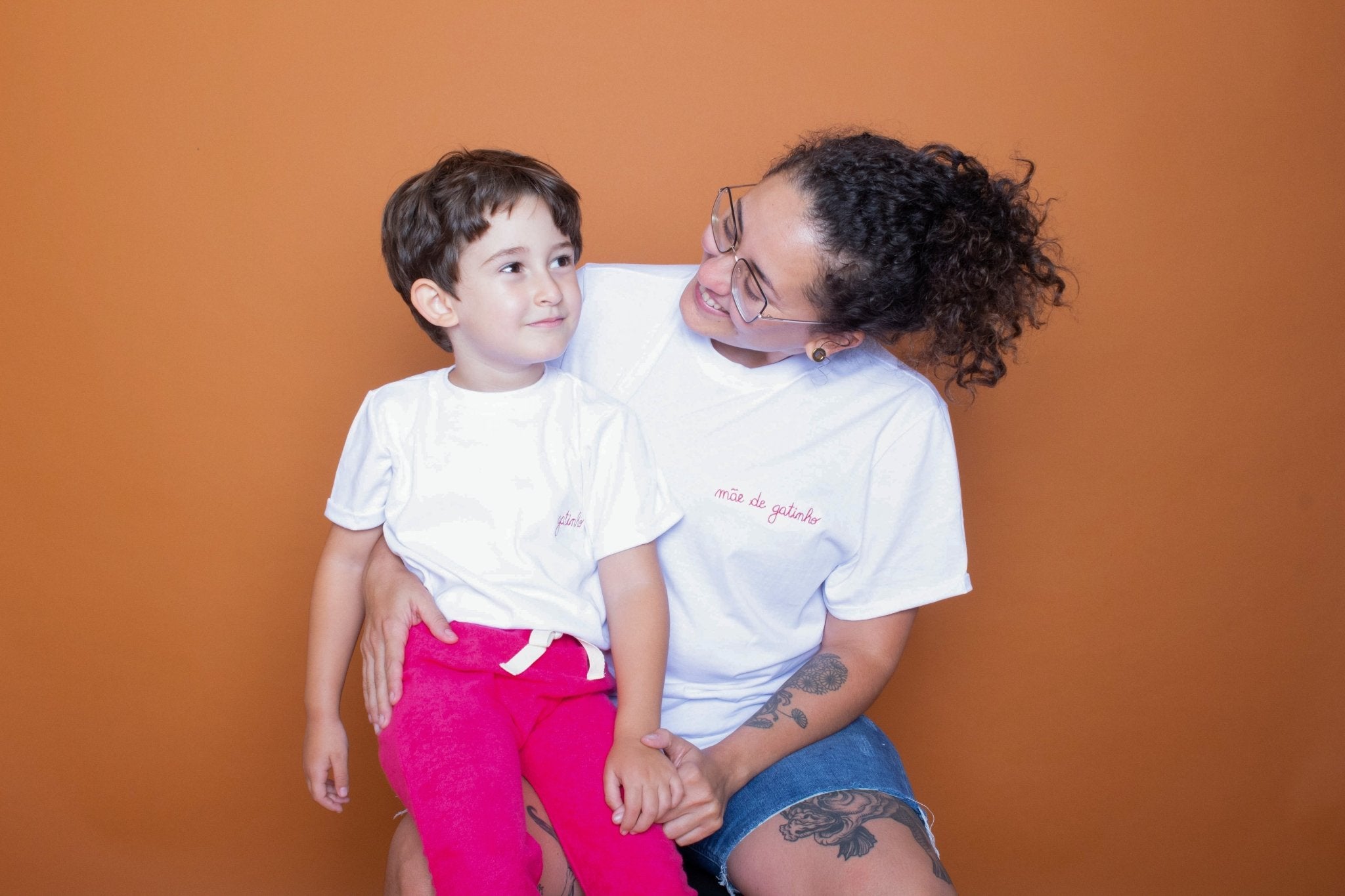 Tchu, mãe de Caetano 4 anos. - Studio Pipoca