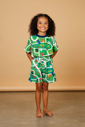 Bermuda Infantil Là Na Minha Cidade