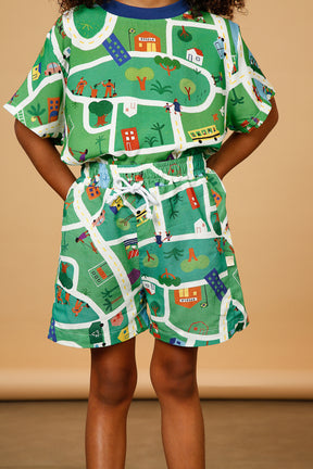 Bermuda Infantil Là Na Minha Cidade