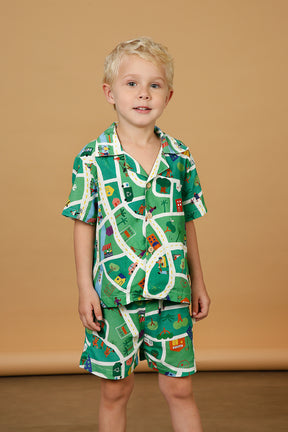 Camisa Infantil Là Na Minha Cidade