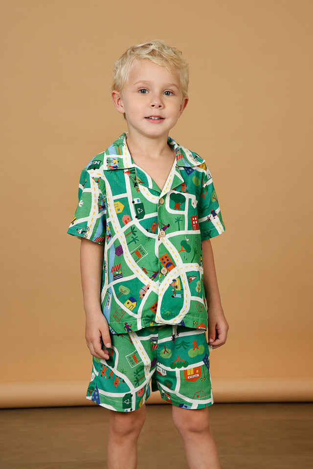 Camisa Infantil Là Na Minha Cidade