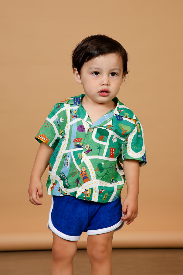 Camisa Infantil Là Na Minha Cidade