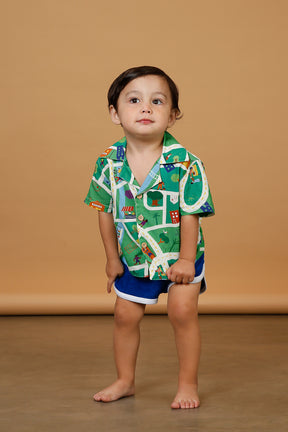 Camisa Infantil Là Na Minha Cidade