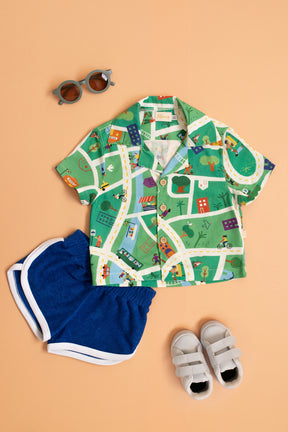 Camisa Infantil Là Na Minha Cidade