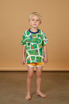 Camiseta Infantil Là Na Minha Cidade