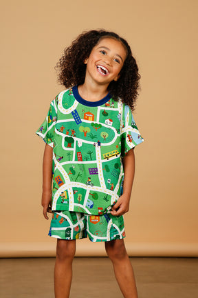 Camiseta Infantil Là Na Minha Cidade