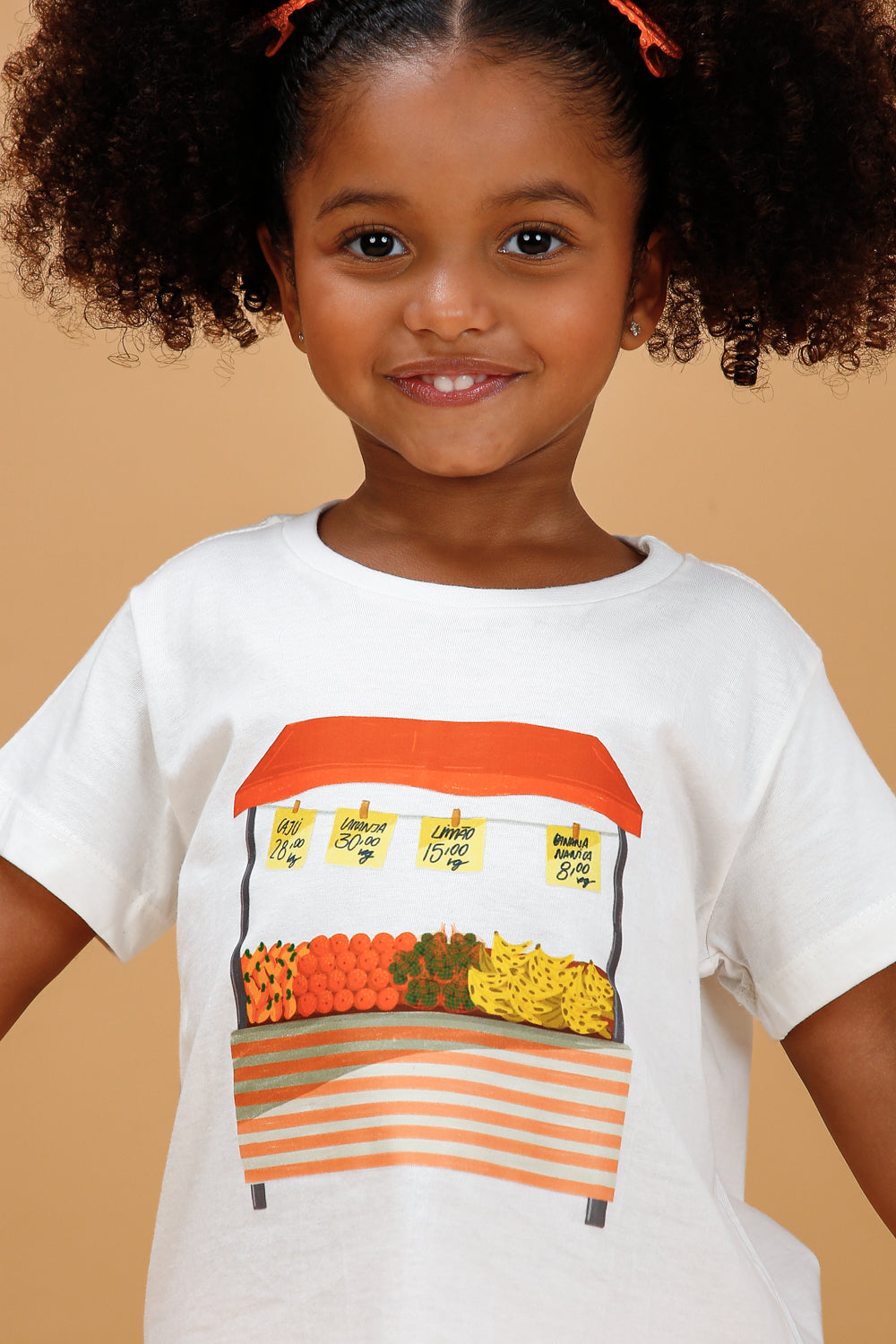 Conjunto Infantil Barraca de Frutas Laranja