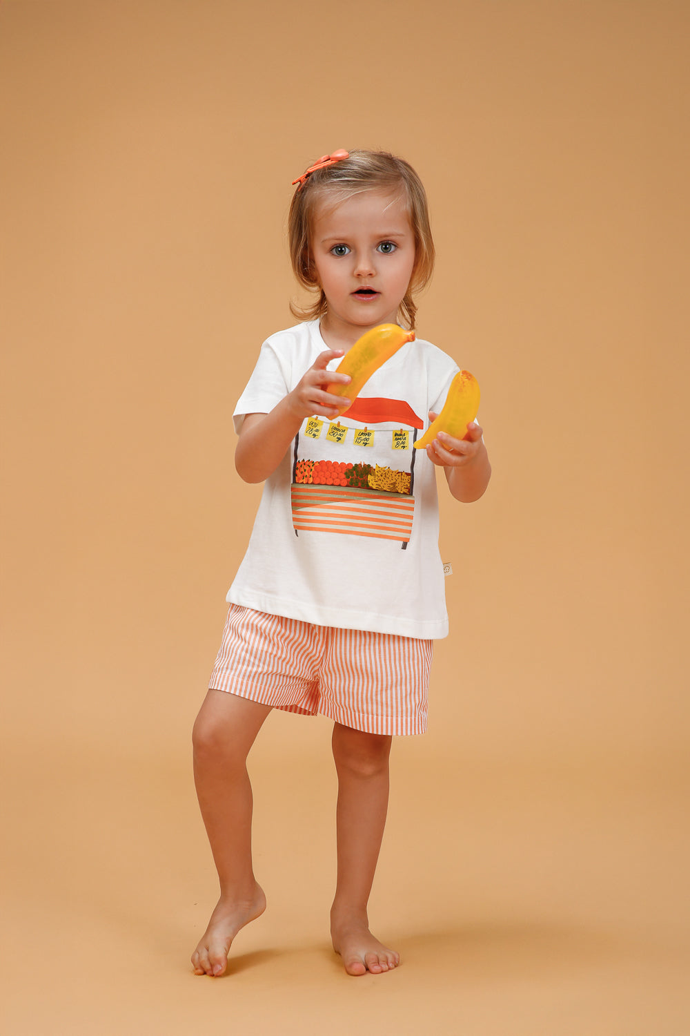 Conjunto Infantil Barraca de Frutas Laranja