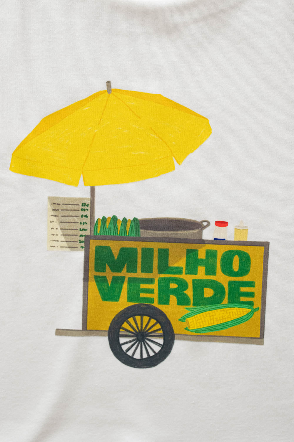 Conjunto Infantil Carrinho de Milho Amarelo