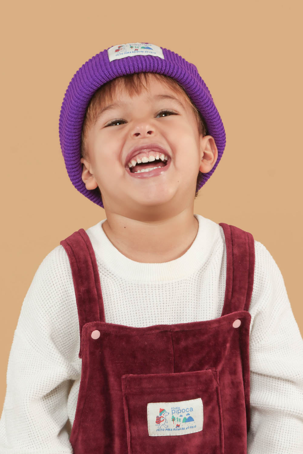 Gorro Marinheiro Bebê Roxo