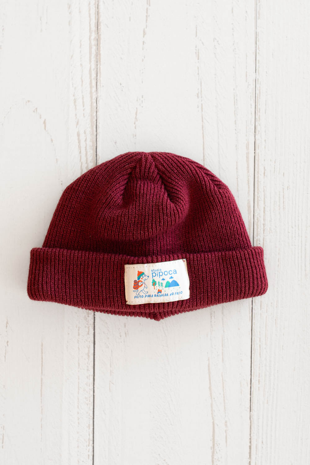 Gorro Marinheiro Bebê Vinho