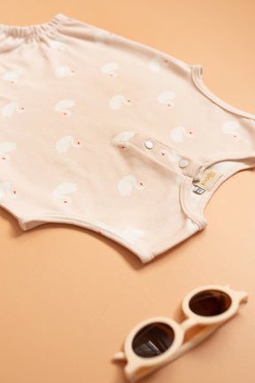 Macaquinho Bebê Segunda Chance Cisnes