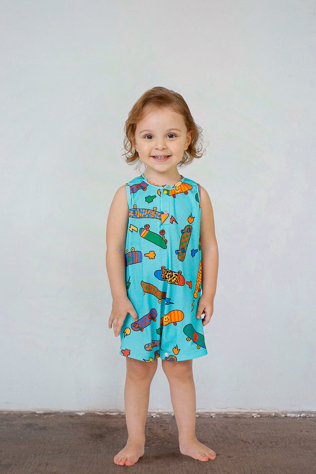 Macaquinho Bebê Segunda Chance Skate