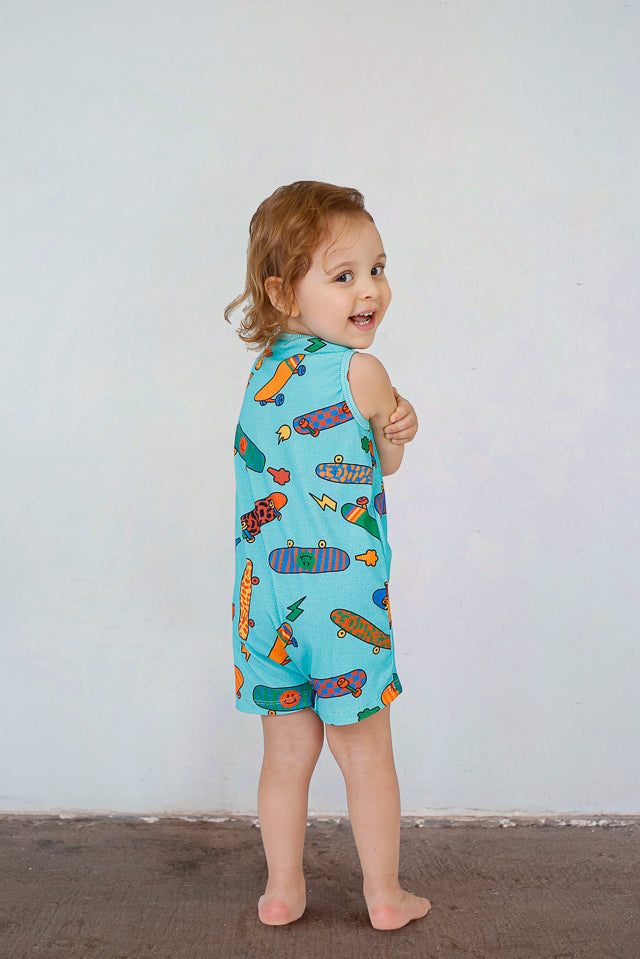 Macaquinho Bebê Segunda Chance Skate