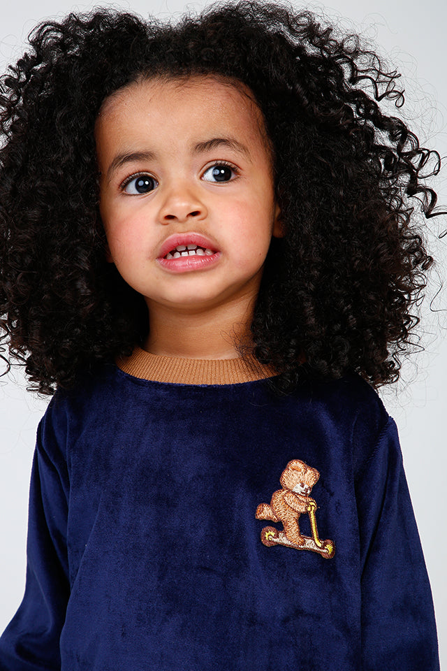 Suéter Bebê Segunda Chance Ursinho de Patinete