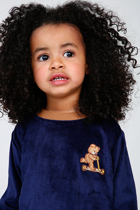 Suéter Bebê Segunda Chance Ursinho de Patinete