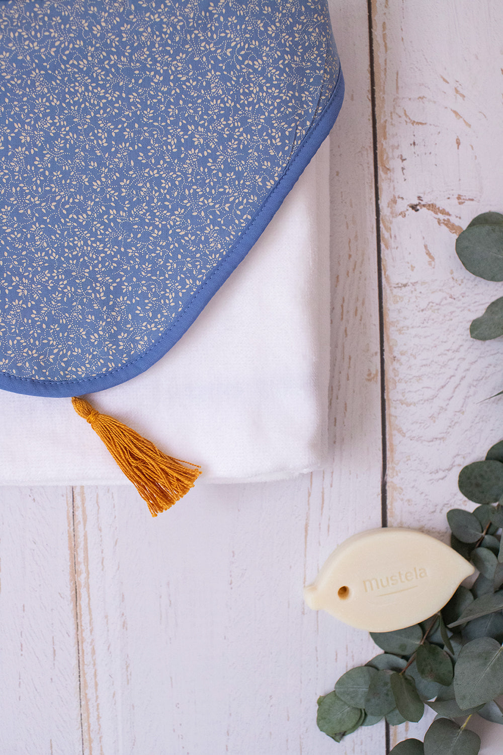 Toalha de Banho Infantil Com Capuz Azul