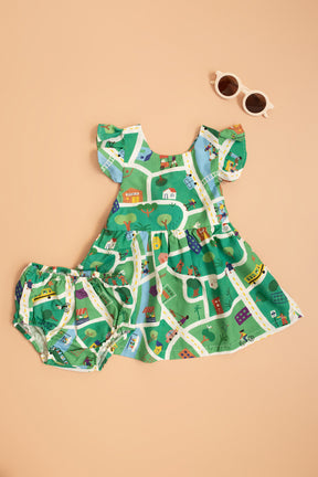 Vestido Bebê Là Na Minha Cidade