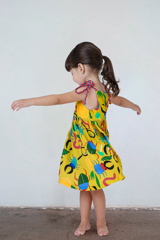 Vestido Infantil Segunda Chance Insectos