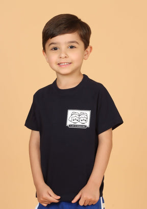 Camiseta Infantil Azul Marinho "Clube da Bisnaguinha" Camiseta Studio Pipoca