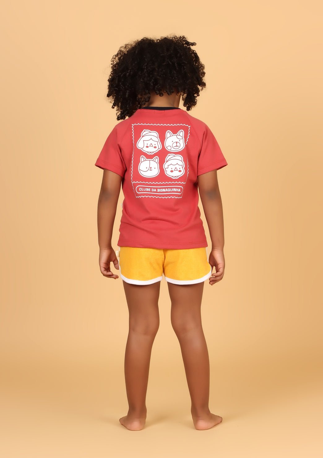 Camiseta Infantil Goiaba "Clube da Bisnaguinha" Camiseta Studio Pipoca